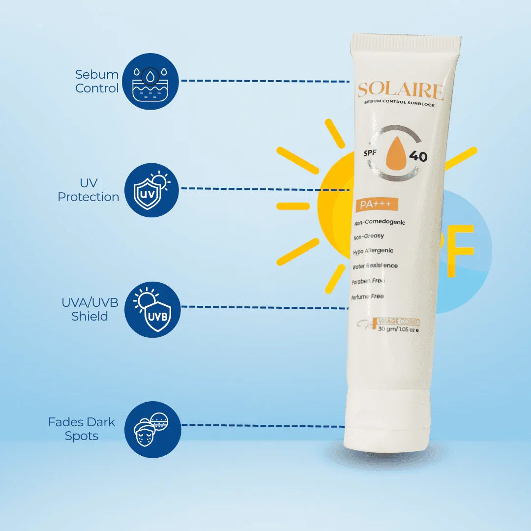 Solaire Sebum Control Sun Block SPF 40